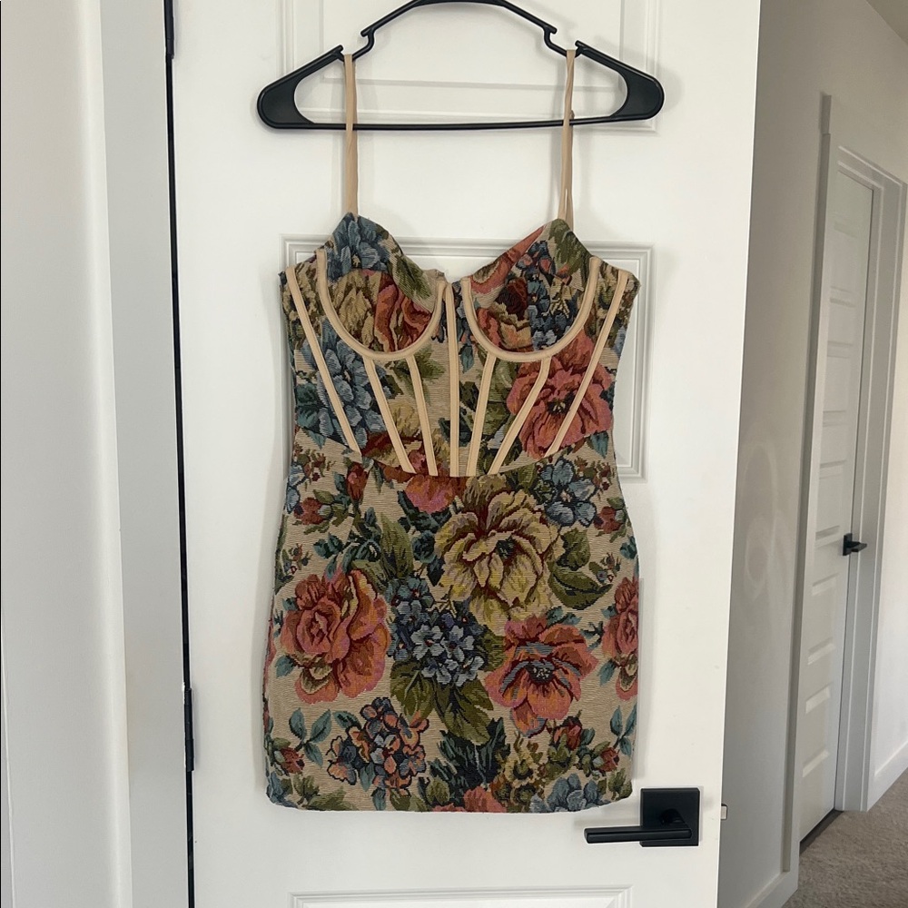Windsor Multicolor Floral Mini Dress